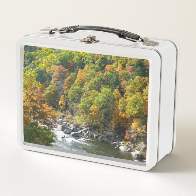 Fall Colour at Ohiopyle State Park Metal Lunch Box (Front)