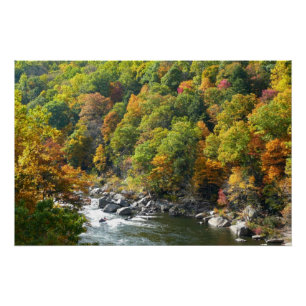 Fall Colour at Ohiopyle State Park Poster