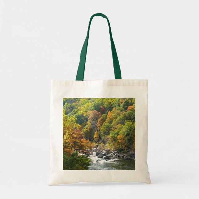 Fall Colour at Ohiopyle State Park Tote Bag (Front)