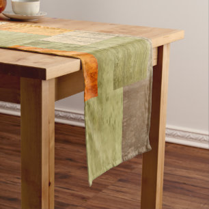 Fall Colour Blocks Short Table Runner