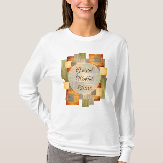 Fall Colour Blocks T-Shirt (Front)