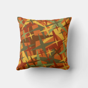 Fall Colour Fun with Stars Cushion