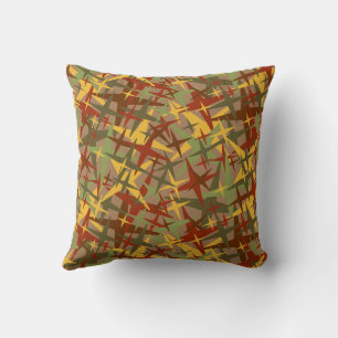 Fall Colour Fun With Stars Cushion