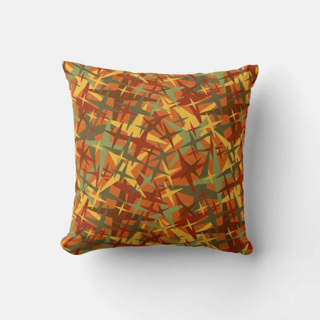 Fall Colour Fun with Stars Cushion (Front)