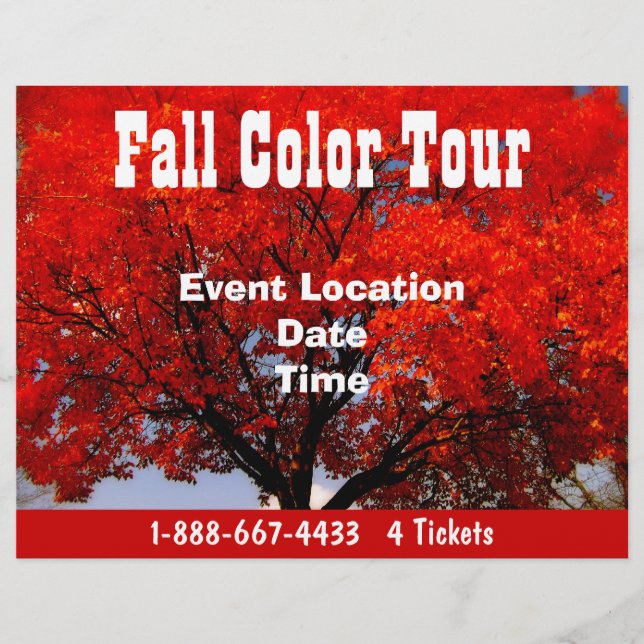 Fall Colour Tour Halloween Event  Fall Event Flyer (Front)