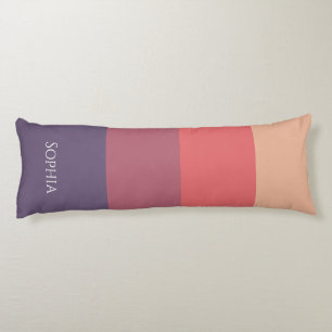 Fall Coloured Stripes- Body Cushion