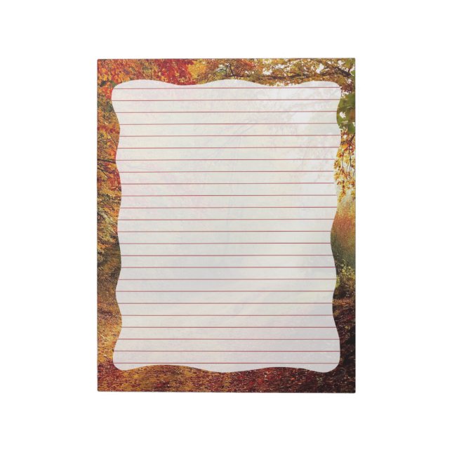 Fall Colours - 11" x 8.5" Notepad (Rotated)