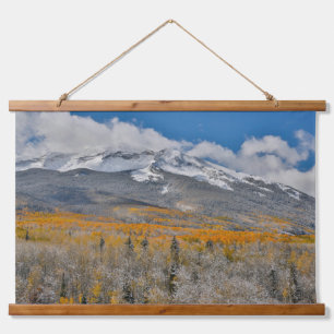 Fall Colours Aspens &    Rocky Mountains, Colorado Hanging Tapestry