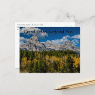 Fall Colours at Grand Teton National Park Postcard
