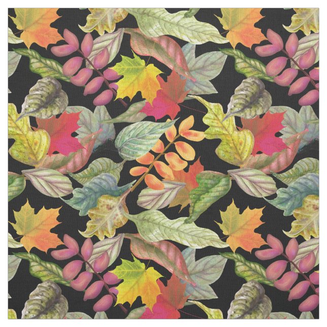 Fall Colours | Autumn Leaves Fabric (Swatch)