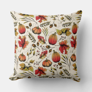 Fall Colours Autumn Pumpkin Harvest Cushion