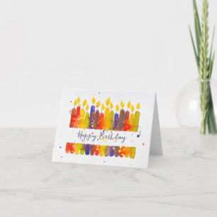 Fall Colours Birthday Card