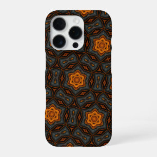 Fall Colours Blue, Grey, Gold iPhone Case