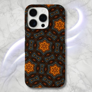 Fall Colours Blue, Grey, Gold iPhone Case