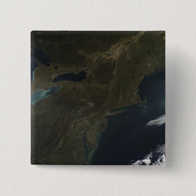 Fall colours in the eastern United States 15 Cm Square Badge (Front)