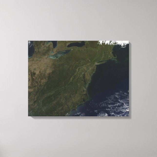 Fall colours in the northeastern United States Canvas Print (Front)