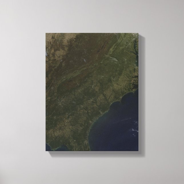 Fall colours in the southeastern United States Canvas Print (Front)