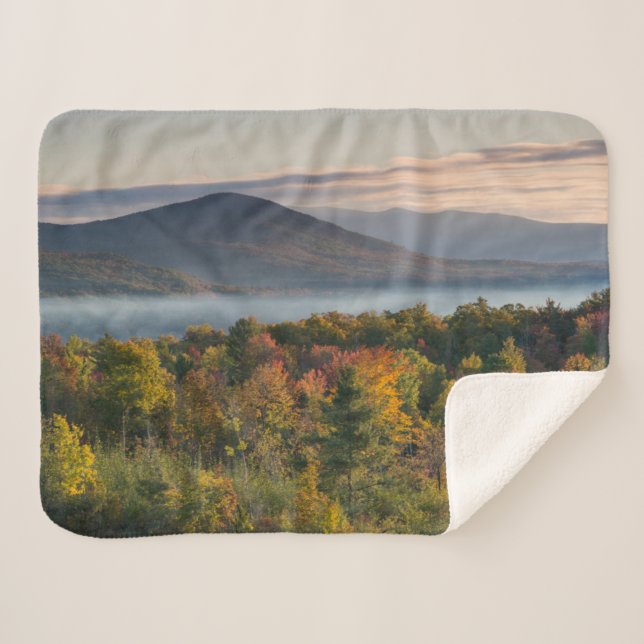 Fall Colours in the White Mountains Sherpa Blanket (Front (Horizontal))