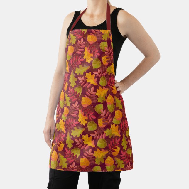Fall Colours Leaves Apron (Insitu)