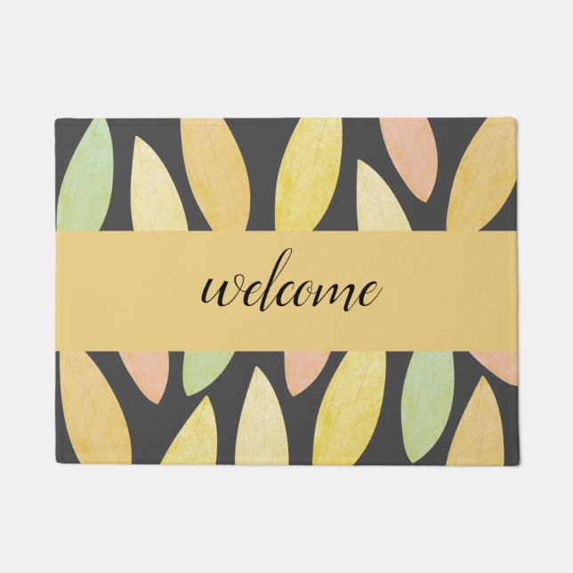 Fall Colours Leaves Doormat (Front)