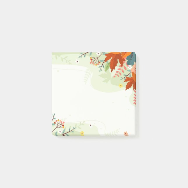 Fall Colours Leaves Notes (Front)