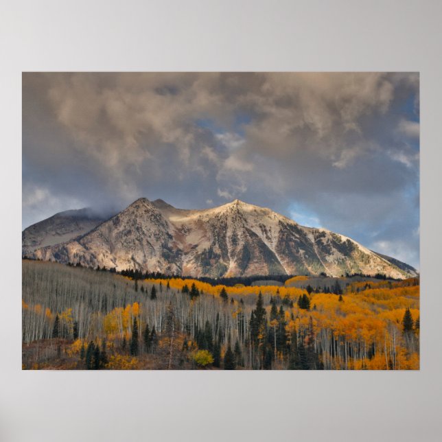 Fall Colours of Aspens, Keebler Pass Poster (Front)