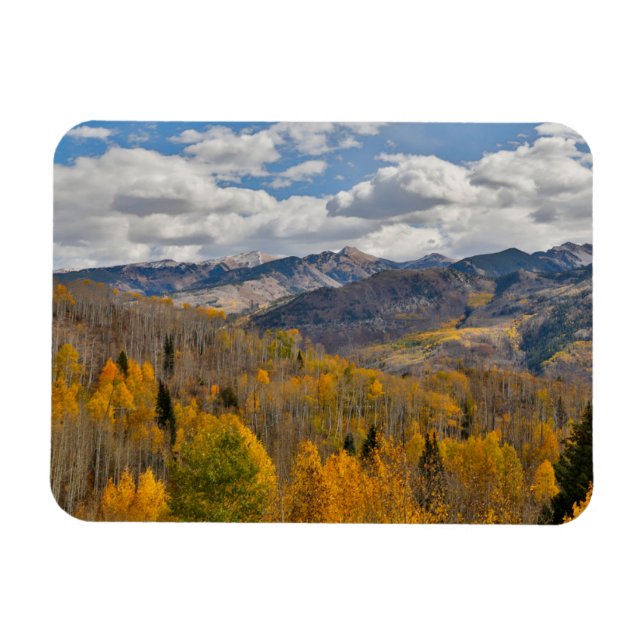 Fall Colours of Aspens & Oaks Keebler Pass Magnet (Horizontal)