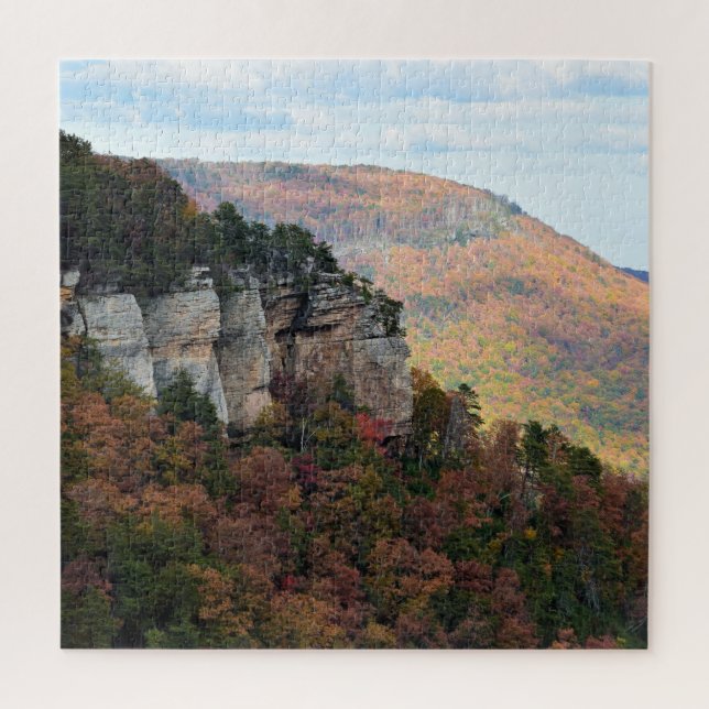 Fall Colours on Signal Mountain - 20 x 20 Jigsaw Puzzle (Vertical)