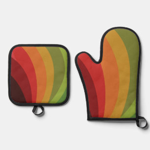 Fall Colours  Oven Mitt & Pot Holder Set