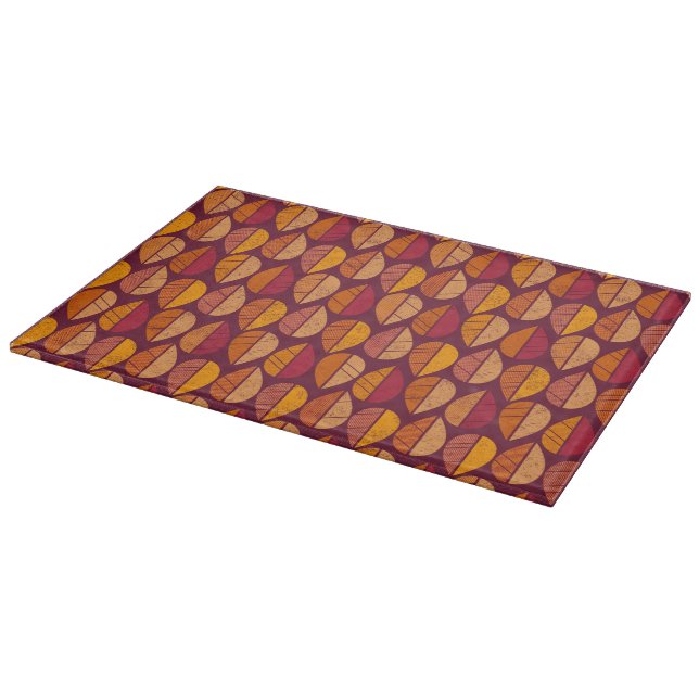 Fall Colours Pattern Cutting Board (Corner)