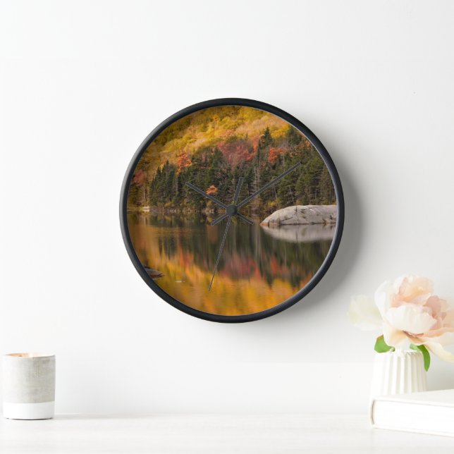 Fall Colours Reflected on Beaver Pond Clock (Home)