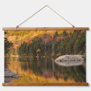 Fall Colours Reflected on Beaver Pond Hanging Tapestry