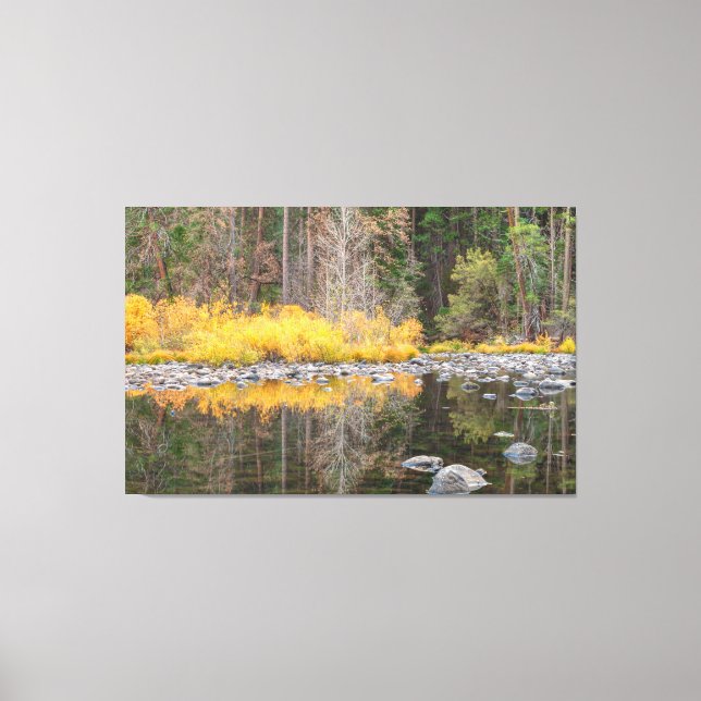 Fall Colours Reflections Canvas Print (Front)
