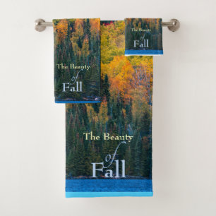 Fall Colours The Beauty of Fall Bath Towel Set