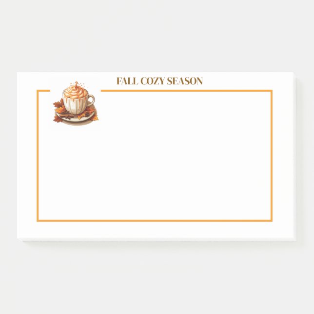 Fall Cosy Season Post Notes (Front)