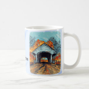 Fall Covered Bridge Coffee Mug