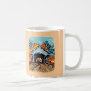 Fall Covered Bridge mug
