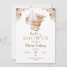 Fall Cradle Winter Girl Baby Shower