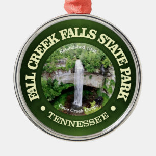 Fall Creek Falls SP Metal Tree Decoration