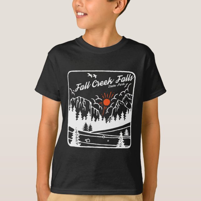 Fall Creek Falls State Park Tennessee Modern Cool  T-Shirt (Front)