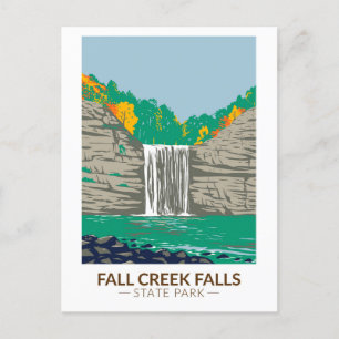Fall Creek Falls State Park Tennessee Vintage Postcard