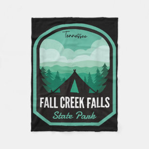 Fall Creek Falls State Park Tn Camping Fleece Blanket