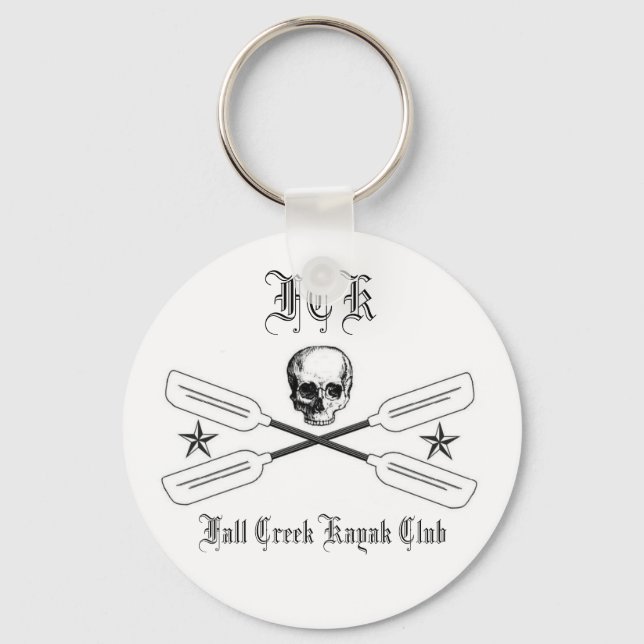 Fall Creek Kayak Keychain (Front)