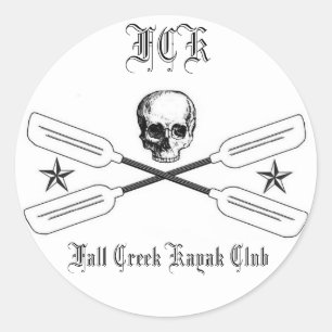 Fall Creek Kayak Logo Sticker