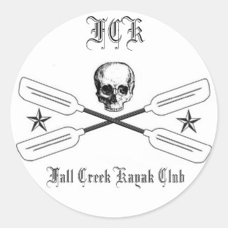 Fall Creek Kayak Logo Sticker