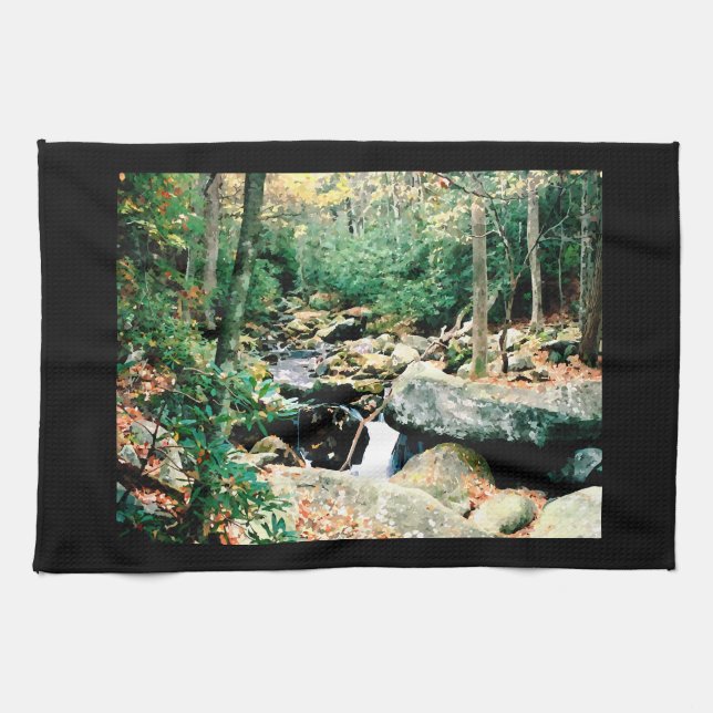 Fall Day Digital Tea Towel (Horizontal)