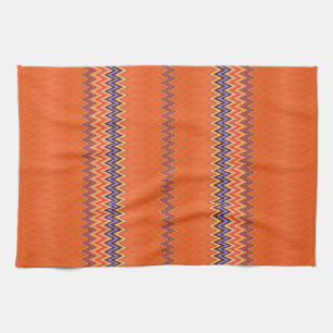 Fall Delight Zigzag Tea Towel