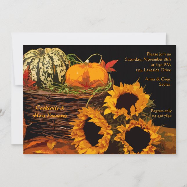 Fall Delights Invitation (Front)