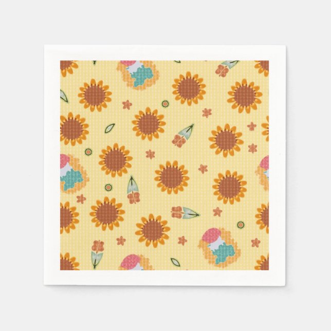 fall design party napkins (Front)