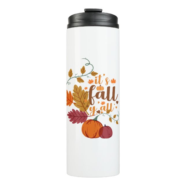 Fall design thermal tumbler (Front)